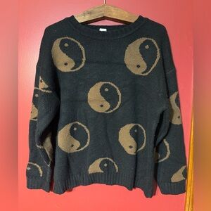 Rare Earthbound Ying Yang Sweater